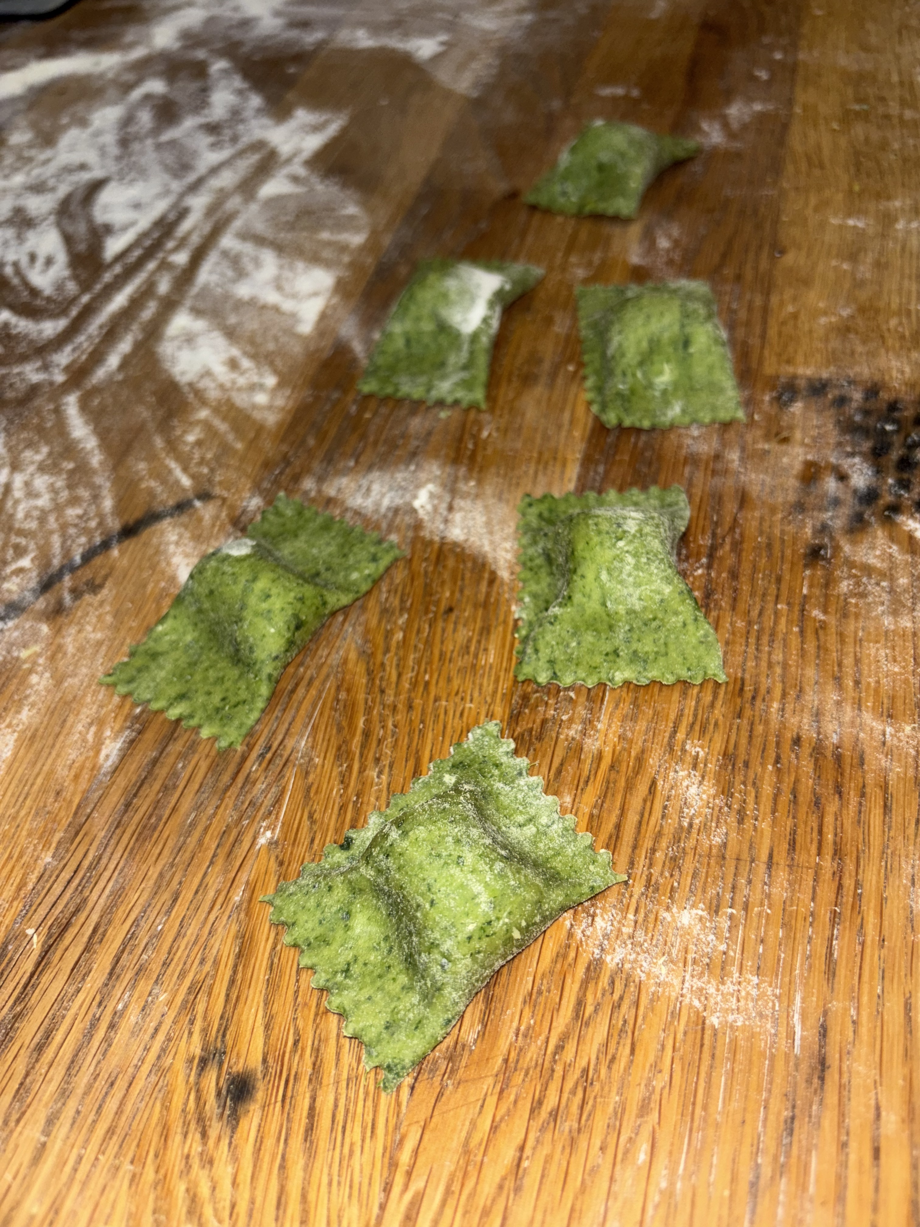 Leek, Spinach & Cheese Agnolotti