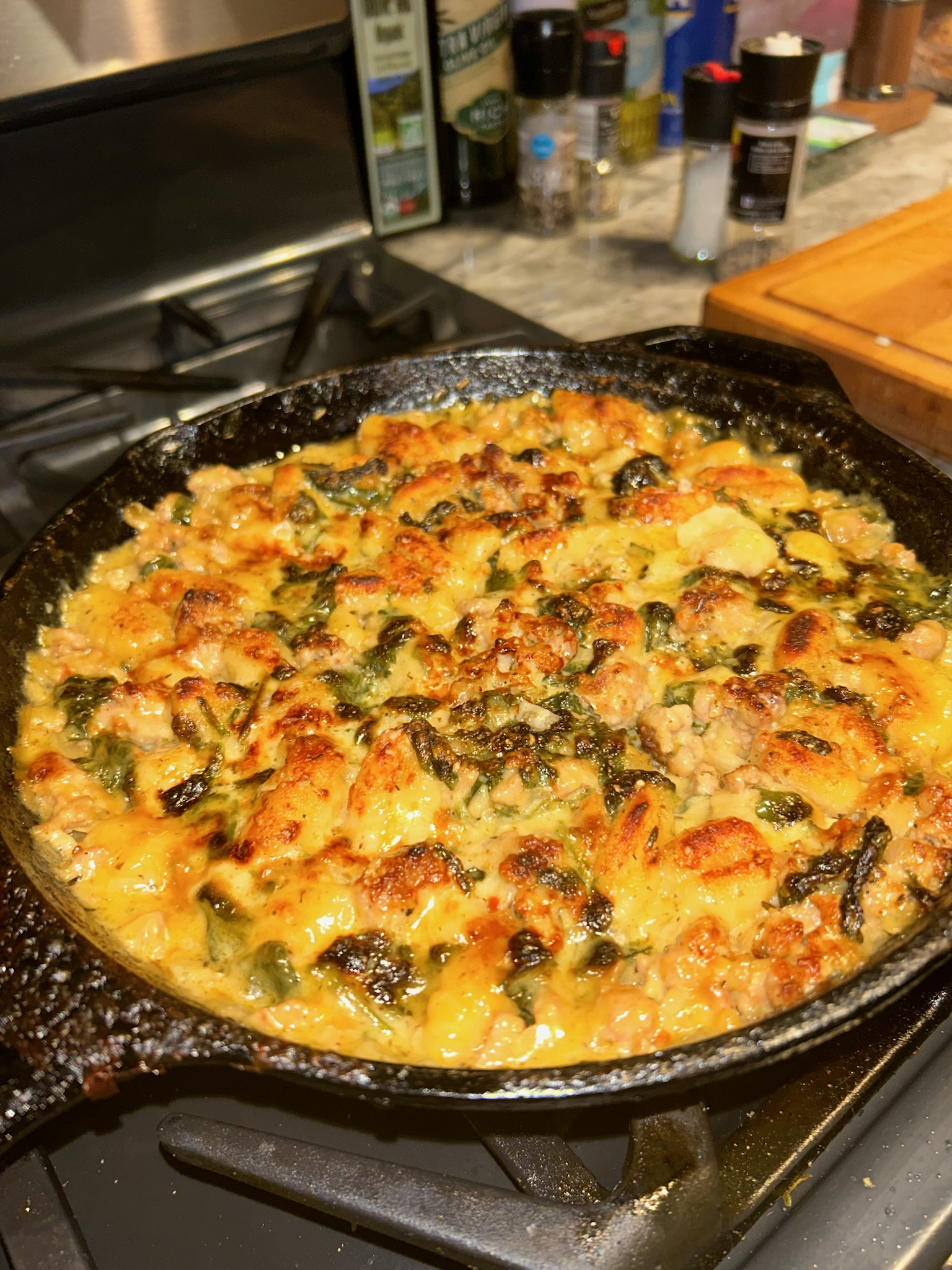 Baked Sausage Gnocchi