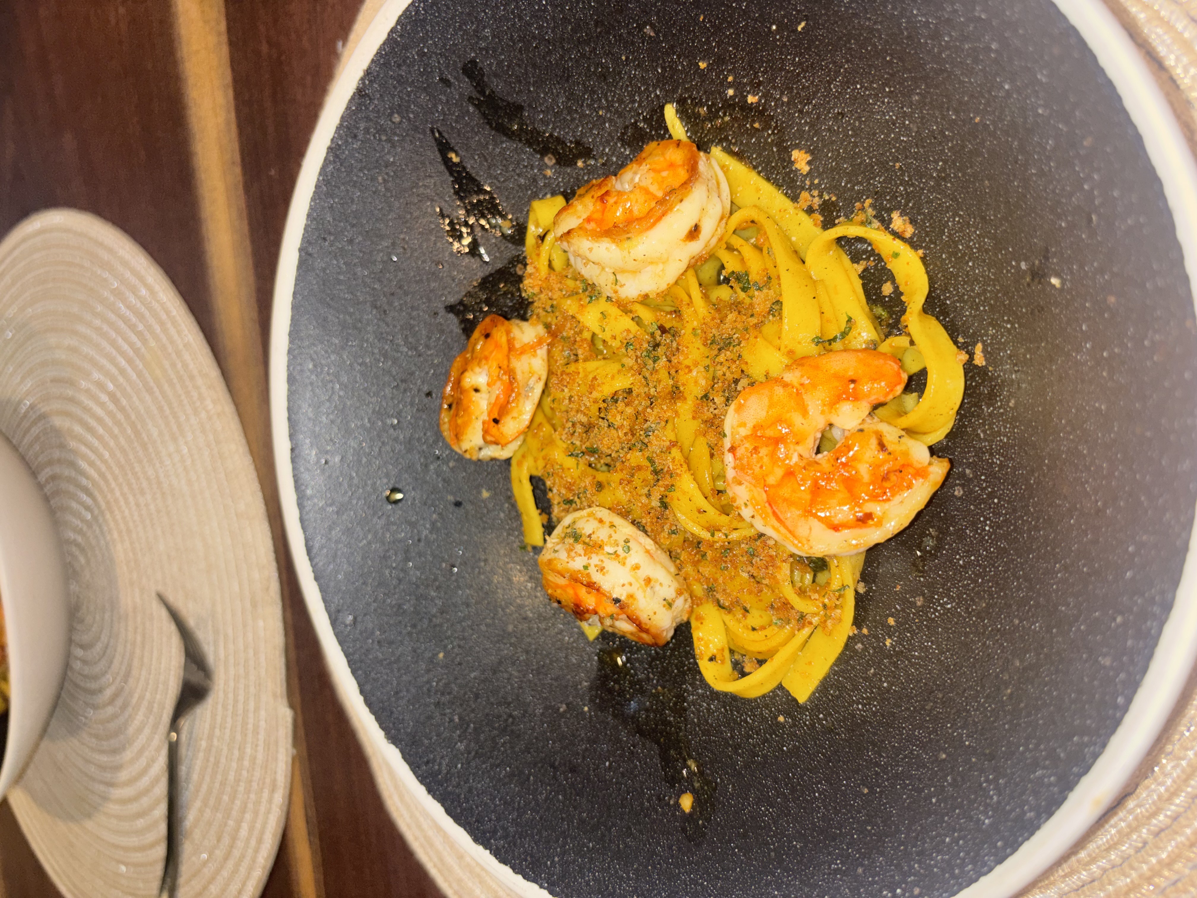 Lemon Shrimp Fettucine